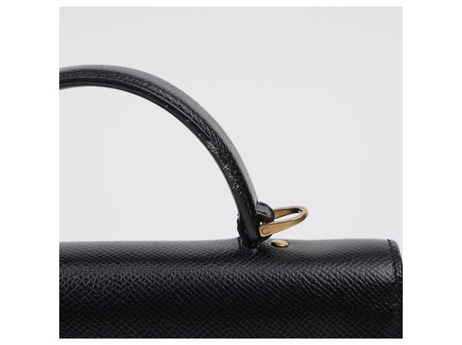 Salvatore Ferragamo Mini borsa a tracolla Double Gancini Black - vista 3