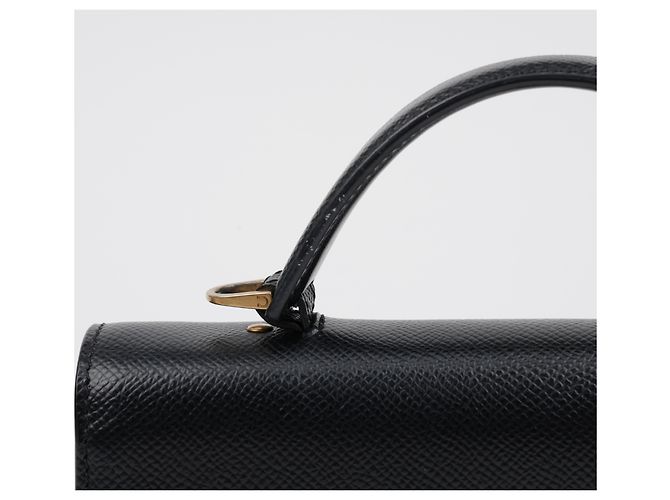 Salvatore Ferragamo Mini borsa a tracolla Double Gancini Black - vista 4