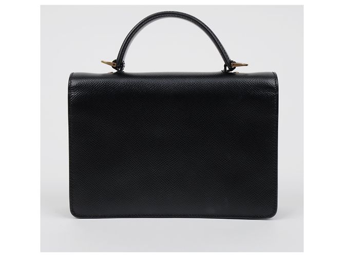 Salvatore Ferragamo Mini borsa a tracolla Double Gancini Black - vista 5