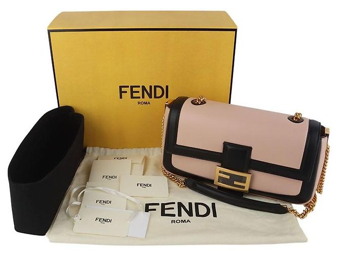 Fendi Bolsa Baguette Napa Two-Tone - vista 8