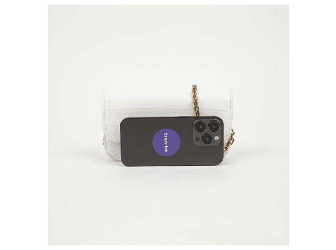 Balenciaga Bolsa tiracolo com corrente de logótipo - vista 12