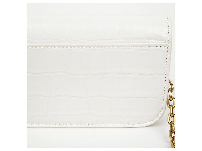 Balenciaga Bolsa tiracolo com corrente de logótipo - vista 6