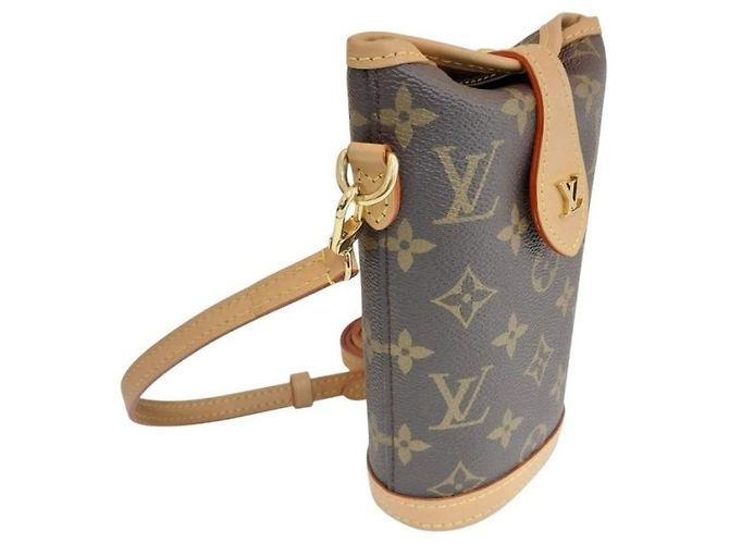 Louis Vuitton Borsa a tracolla mini Fold Me Monogram Canvas Pouch - vista 6
