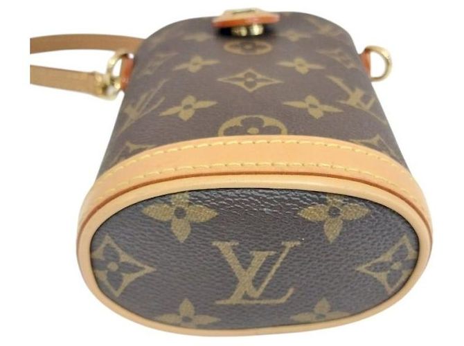 Louis Vuitton Borsa a tracolla mini Fold Me Monogram Canvas Pouch - vista 8