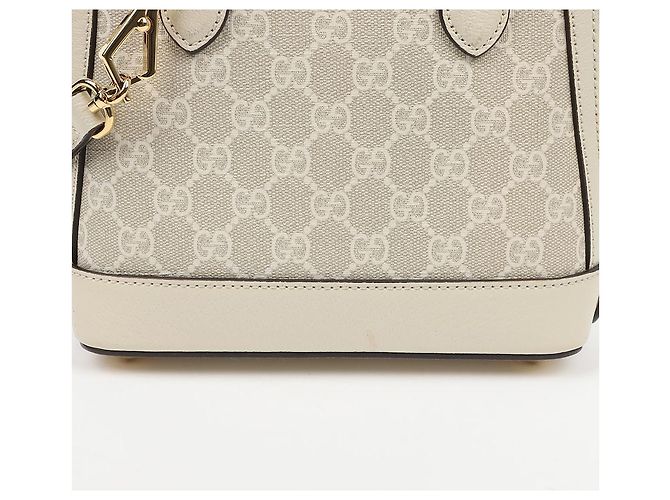 Gucci Horsebit Mini Top Handle Tote Bag Weiß - Ansicht 10