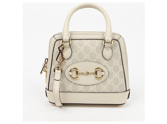 Gucci Horsebit Mini Top Handle Tote Bag Weiß - Ansicht 2