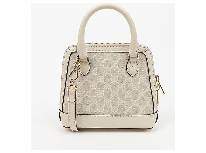Gucci Horsebit Mini Top Handle Tote Bag Weiß - Ansicht 6