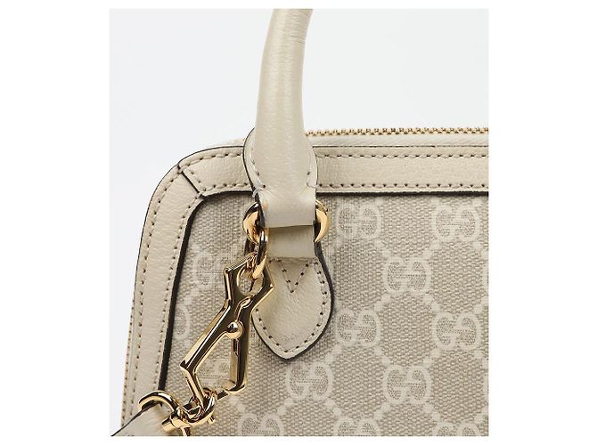 Gucci Horsebit Mini Top Handle Tote Bag Weiß - Ansicht 7