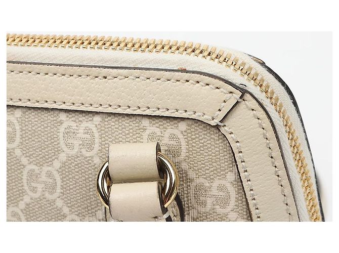 Gucci Horsebit Mini Top Handle Tote Bag Weiß - Ansicht 9