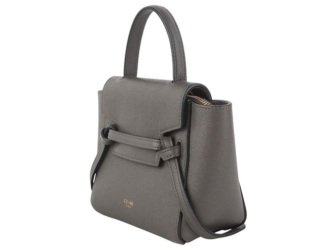 Belt Bag Borsa cintura Grain Pico Céline in pelle marrone - vista 2