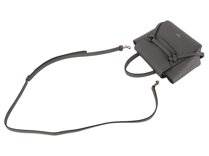 Belt Bag Borsa cintura Grain Pico Céline in pelle marrone - vista 4