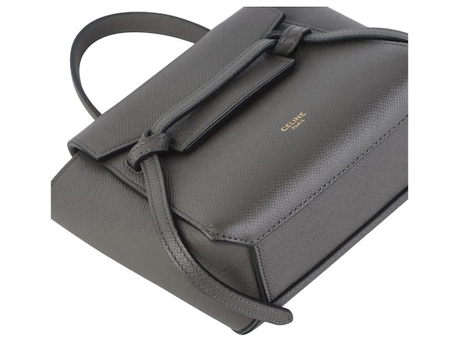 Belt Bag Borsa cintura Grain Pico Céline in pelle marrone - vista 5