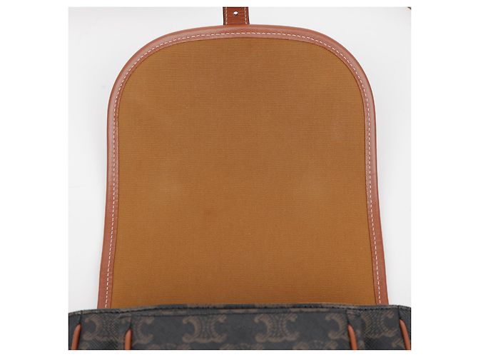 Céline Borsa Triope Canvas Medium Polko Tan - vista 18