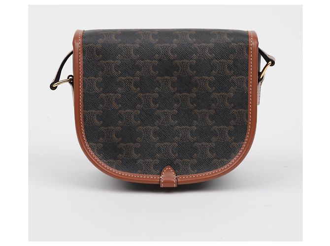 Céline Borsa Triope Canvas Medium Polko Tan - vista 3