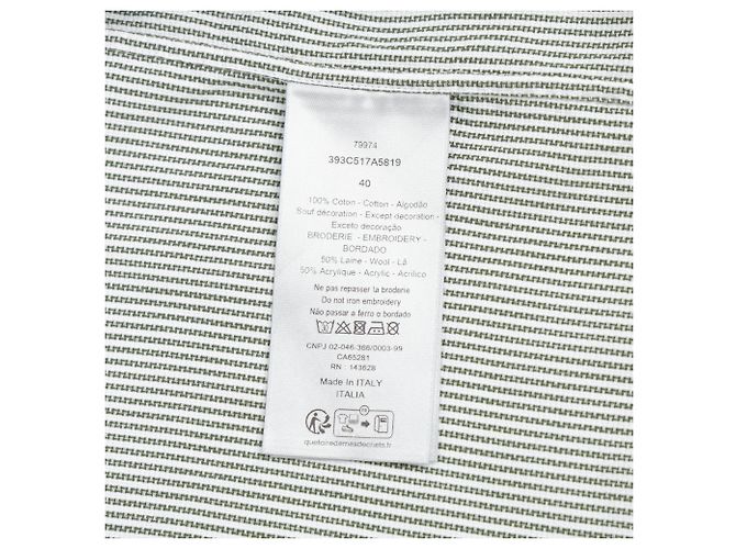 Camicia Dior Denim Tears Blu in Cotone - vista 20