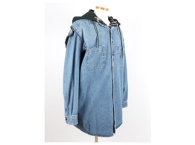 Balenciaga Denim-Hemd mit Doppelschicht - Ansicht 2