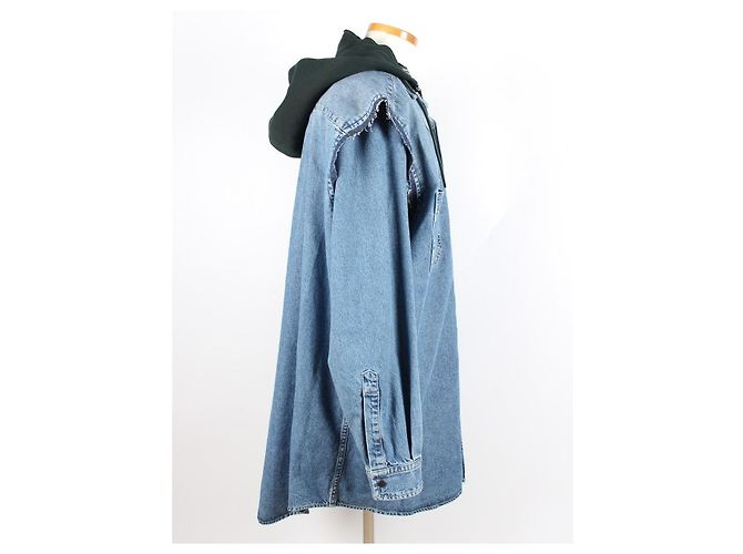 Balenciaga Denim-Hemd mit Doppelschicht - Ansicht 3