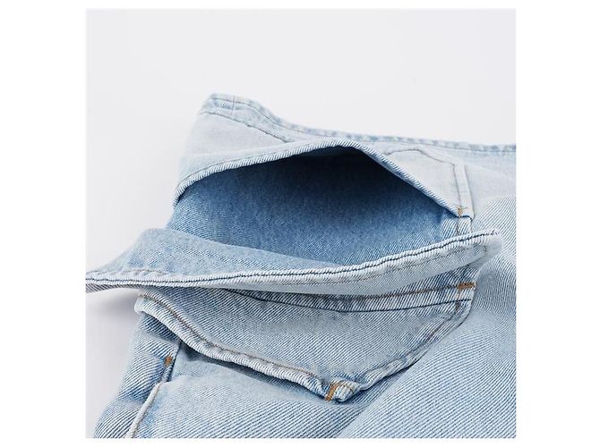 Pantaloncini Cargo in Denim Loewe Blu - vista 12
