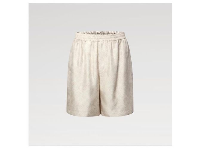 Louis Vuitton Monogram Printed Silk Shorts - view 2