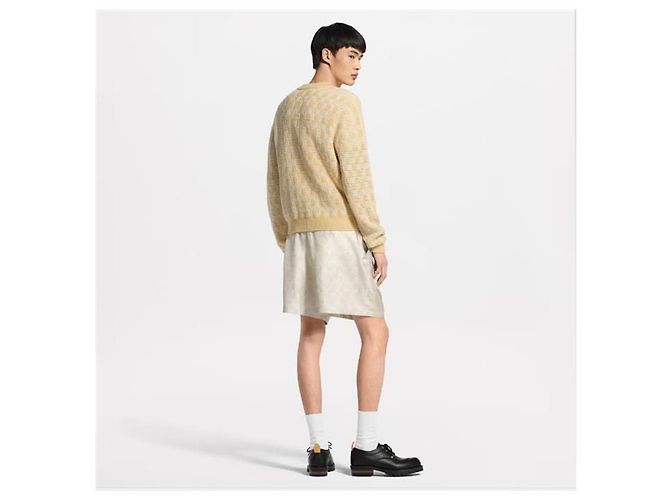 Louis Vuitton Monogram Printed Silk Shorts - view 5