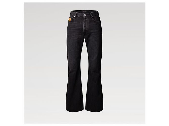 Louis Vuitton Flared Denim Pants Blue - view 2