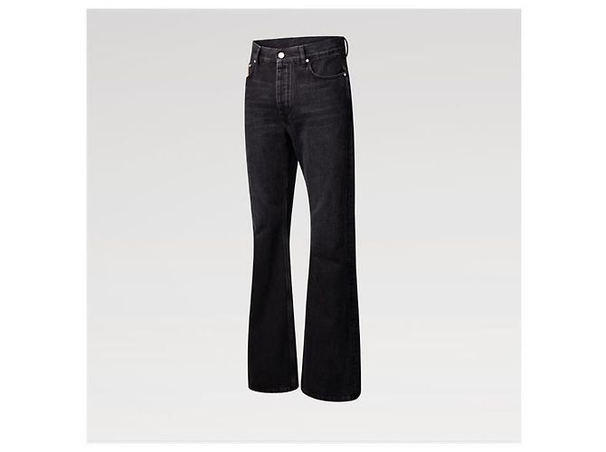 Louis Vuitton Flared Denim Pants Blue - view 3