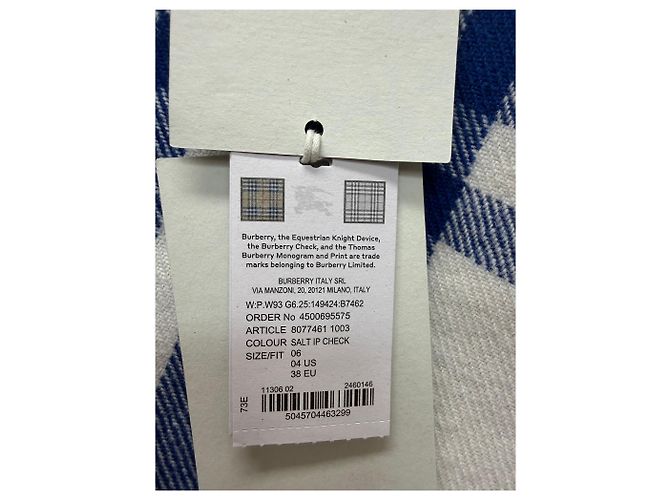 Burberry Minifalda de lana plisada a cuadros - vista 8