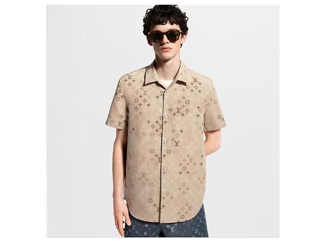 Louis Vuitton Camicia a maniche corte monogram - vista 3