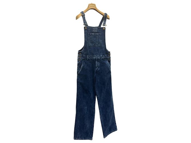 Miu Miu Peto de pana y denim - vista 3