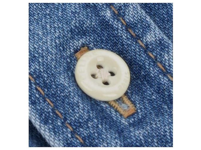 Céline Camicia in denim Loose Fit in cotone - vista 10