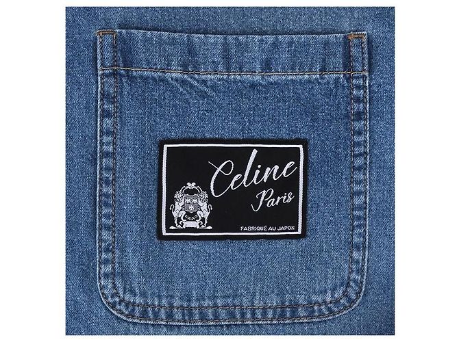 Céline Camicia in denim Loose Fit in cotone - vista 11
