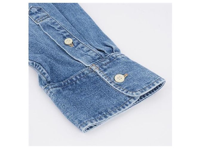 Céline Camicia in denim Loose Fit in cotone - vista 6