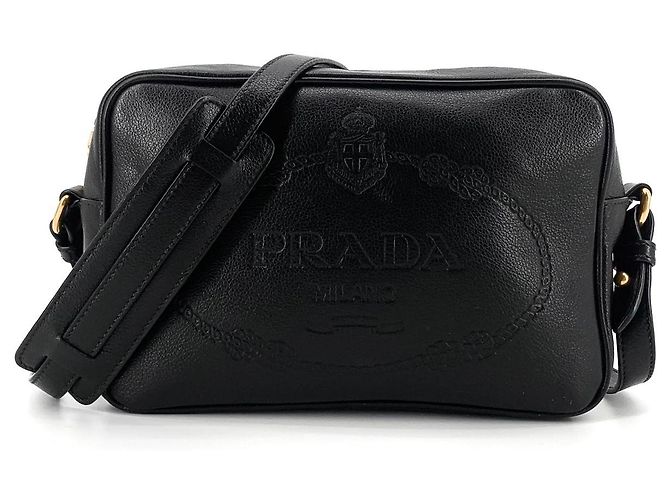 Prada Borsa a tracolla in jacquard logo - vista 10