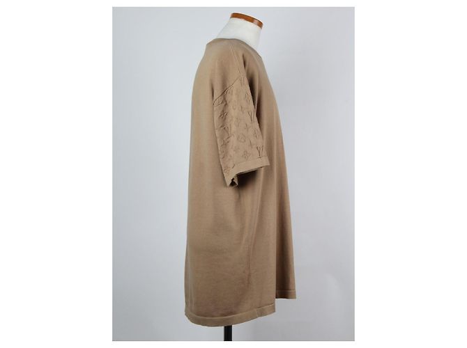 Louis Vuitton Strickpullover mit Rundhalsausschnitt und Monogramm-Ärmeln - Ansicht 4