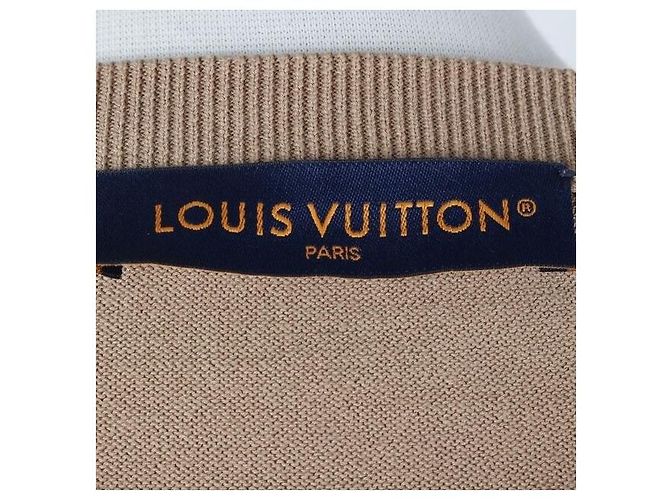 Louis Vuitton Strickpullover mit Rundhalsausschnitt und Monogramm-Ärmeln - Ansicht 7