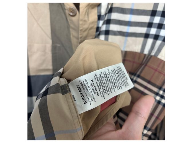 Burberry Camisa de patchwork xadrez em algodão - vista 3