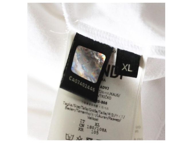 Fendi Logo Baumwoll-T-Shirt XL - Ansicht 7