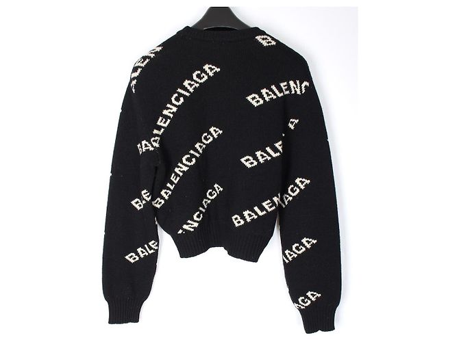Balenciaga Jersey Crop Multi-Logo - vista 2