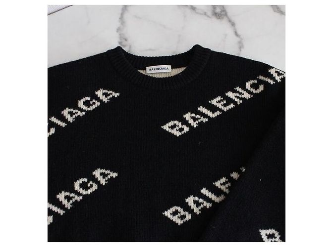 Balenciaga Jersey Crop Multi-Logo - vista 3