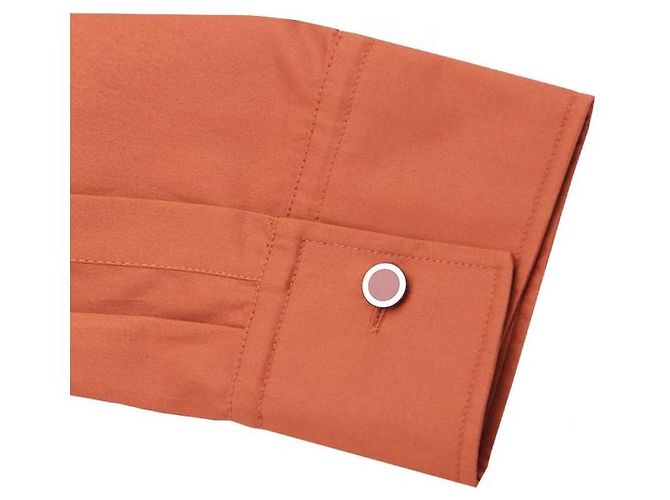 Camisa Hermès blanca bordada - vista 9