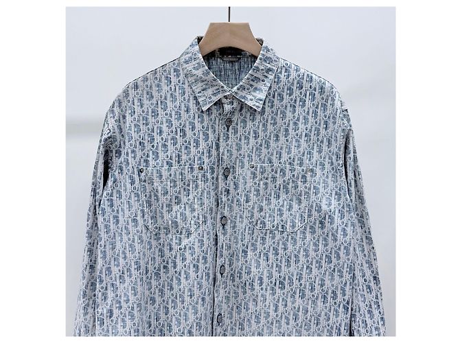 Dior Giacca sovracamicia in denim Oblique Kasli - vista 2