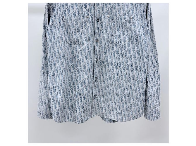 Dior Giacca sovracamicia in denim Oblique Kasli - vista 3
