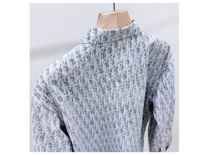 Dior Giacca sovracamicia in denim Oblique Kasli - vista 5