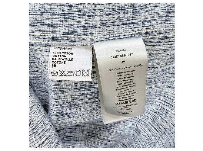 Dior Giacca sovracamicia in denim Oblique Kasli - vista 6