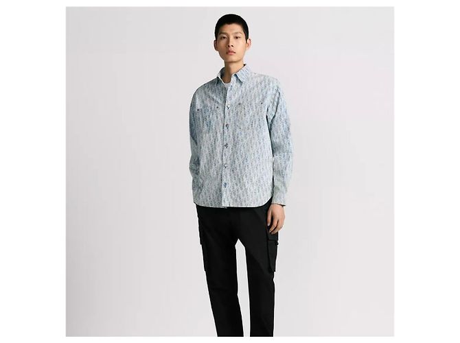 Dior Giacca sovracamicia in denim Oblique Kasli - vista 7