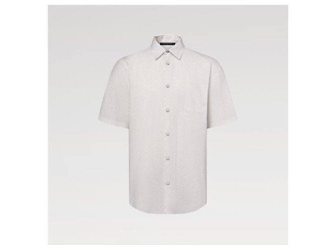 Louis Vuitton Camisa de manga curta com estampado monograma - vista 2