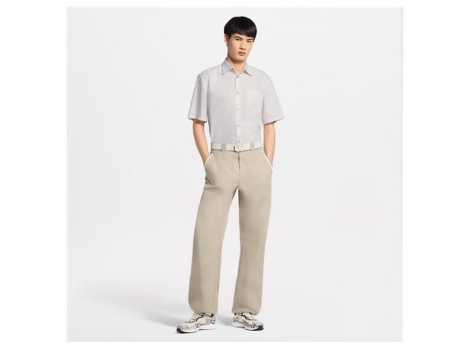Louis Vuitton Camisa de manga curta com estampado monograma - vista 6
