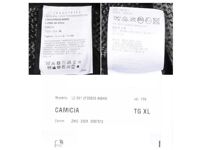 Moncler Giacca-camicia in jersey a quadri con zip - vista 16