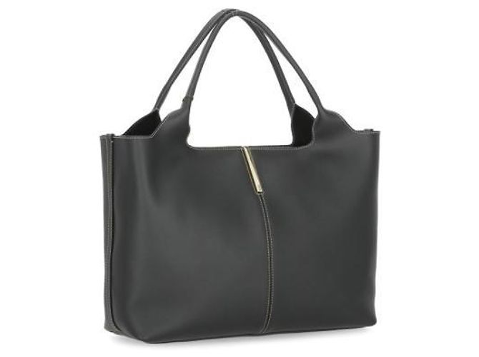 Borsa Shopper Tod's Medium in pelle nera - vista 4