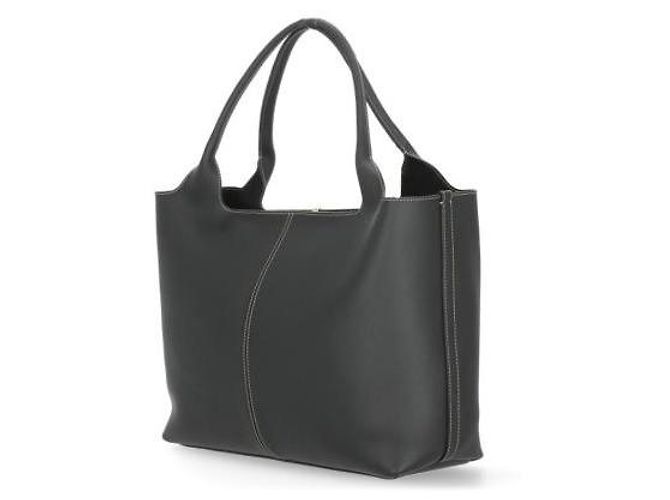 Borsa Shopper Tod's Medium in pelle nera - vista 5